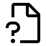 Document Unknown SVG Icon